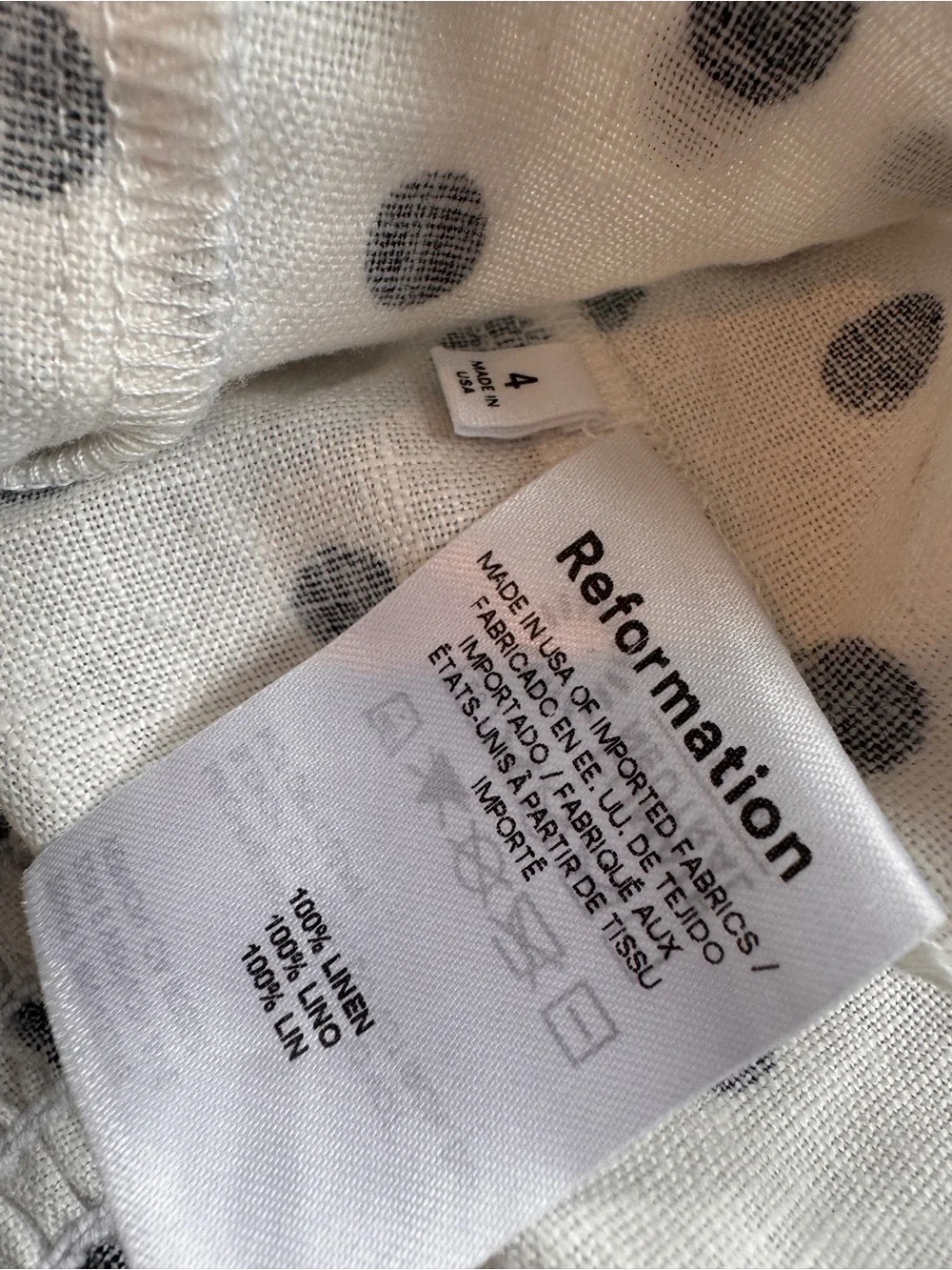Reformation square neckline